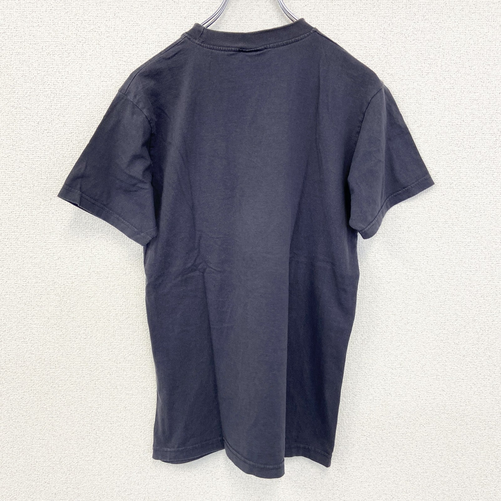 古着 used　LEVI’S リーバイス　半袖プリントＴシャツ　エレキギター　カジュアル　クルーネック　ネイビー　Lサイズ