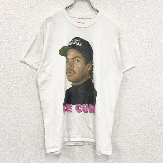 CONTROL　ICE CUBE　アイスキューブ　半袖プリントTシャツ　白　ホワイト　Ｍサイズ