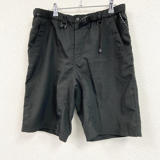 Columbia　コロンビア　ハーフパンツ/ショートパンツ　ジップフライ　チェック柄　黒　ブラック　XLサイズ