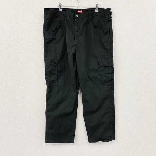 Wrangler　ラングラー　カーゴパンツ　ジップフライ　ワンポイント　黒　ブラック　W38サイズ