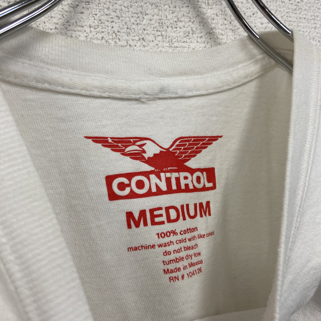 CONTROL　ICE CUBE　アイスキューブ　半袖プリントTシャツ　白　ホワイト　Ｍサイズ