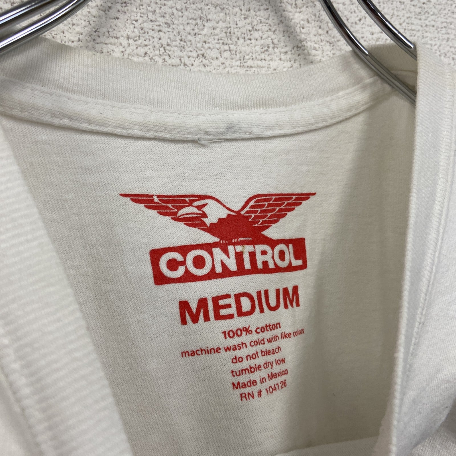 CONTROL　ICE CUBE　アイスキューブ　半袖プリントTシャツ　白　ホワイト　Ｍサイズ