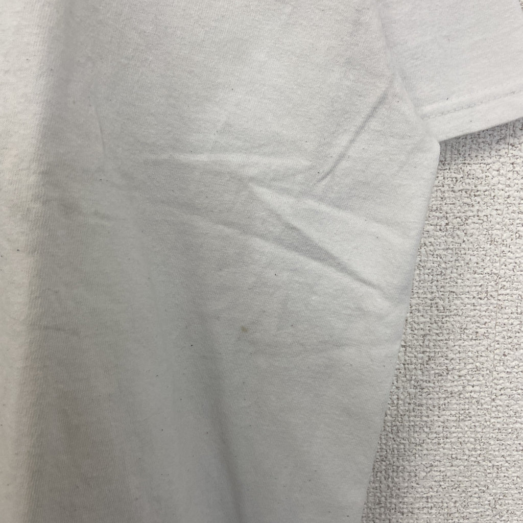 古着 used　FRUIT OF THE LOOM　半袖プリントＴシャツ　ニューヨーク　カジュアル　クルーネック　白　XLサイズ