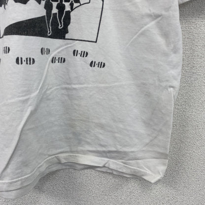 00s　GILDAN　ギルダン　半袖プリントTシャツ　TRIMPELL　ヴィンテージ　白　ホワイト　Mサイズ