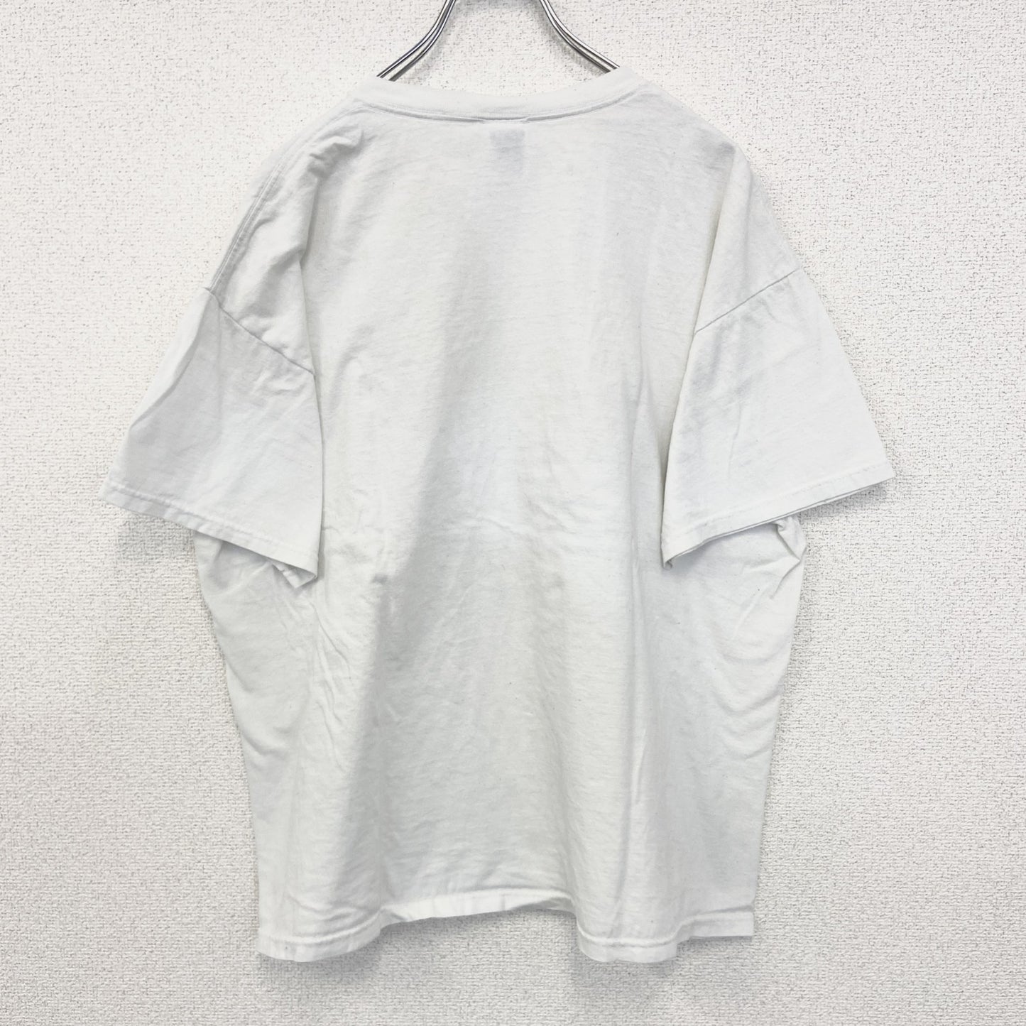 古着 used　FRUIT OF THE LOOM　半袖プリントＴシャツ　ニューヨーク　カジュアル　クルーネック　白　XLサイズ