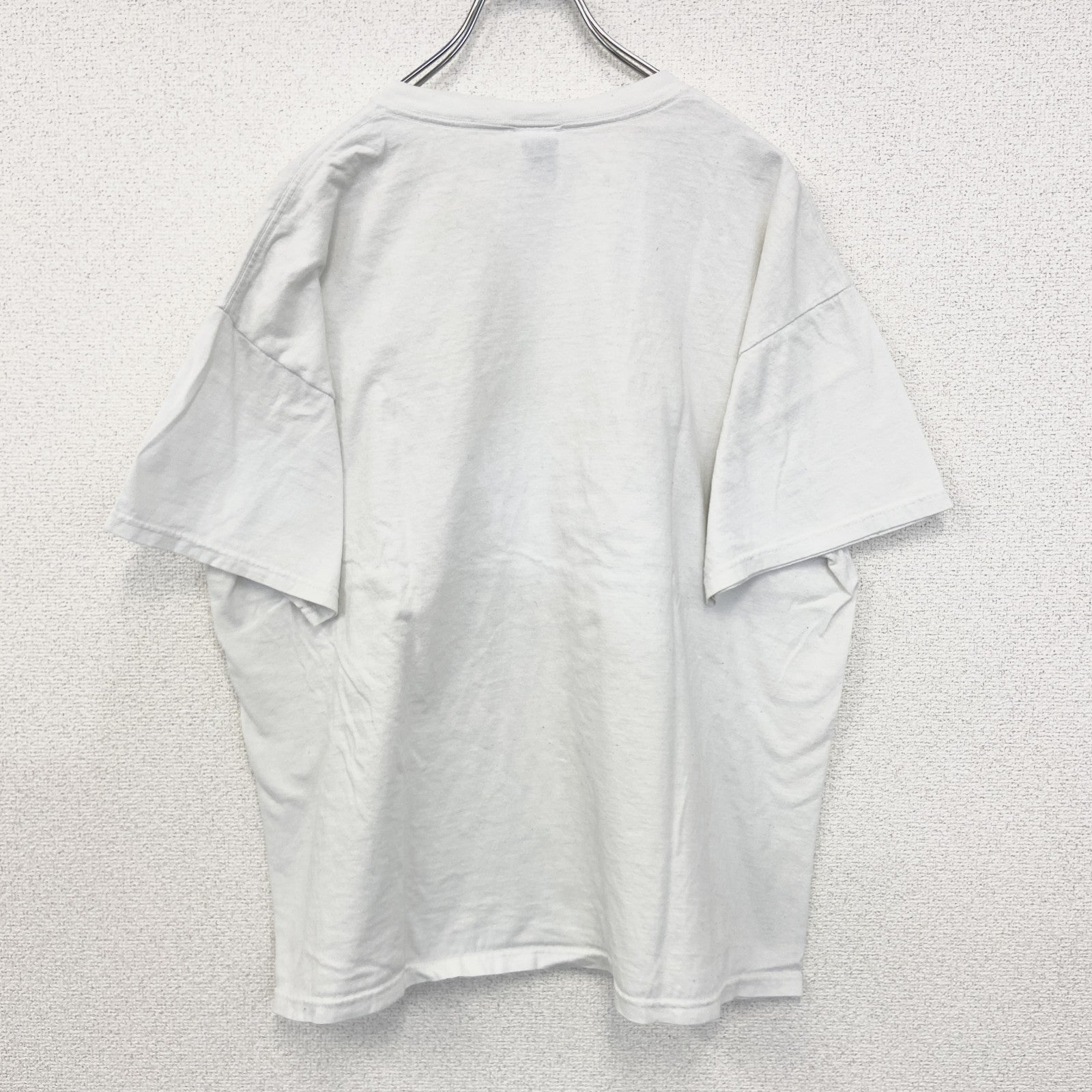 古着 used　FRUIT OF THE LOOM　半袖プリントＴシャツ　ニューヨーク　カジュアル　クルーネック　白　XLサイズ