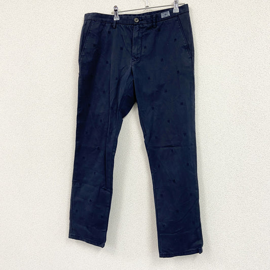 TOMY HILFIGER　トミーヒルフィガー　ストレッチパンツ　星柄刺繡　紺　ネイビー　W34サイズ