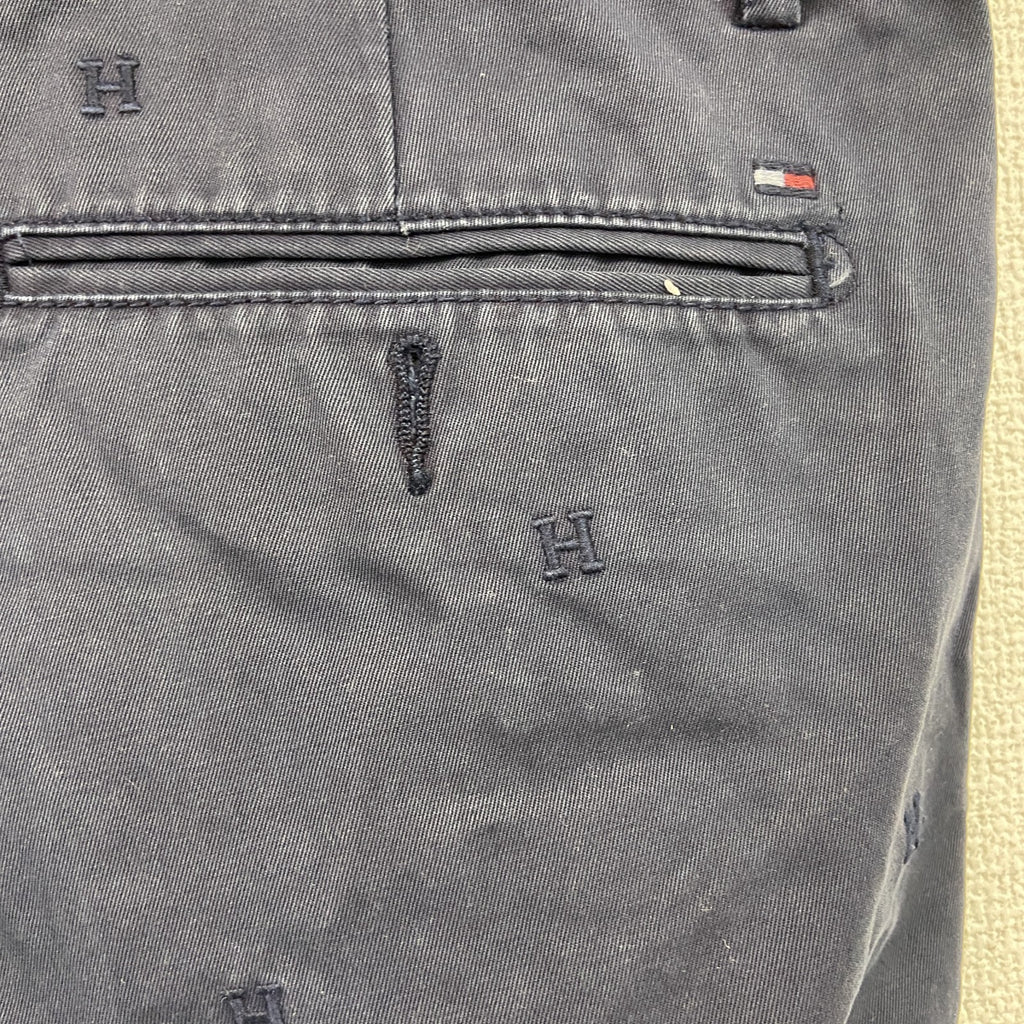TOMY HILFIGER　トミーヒルフィガー　ストレッチパンツ　星柄刺繡　紺　ネイビー　W34サイズ