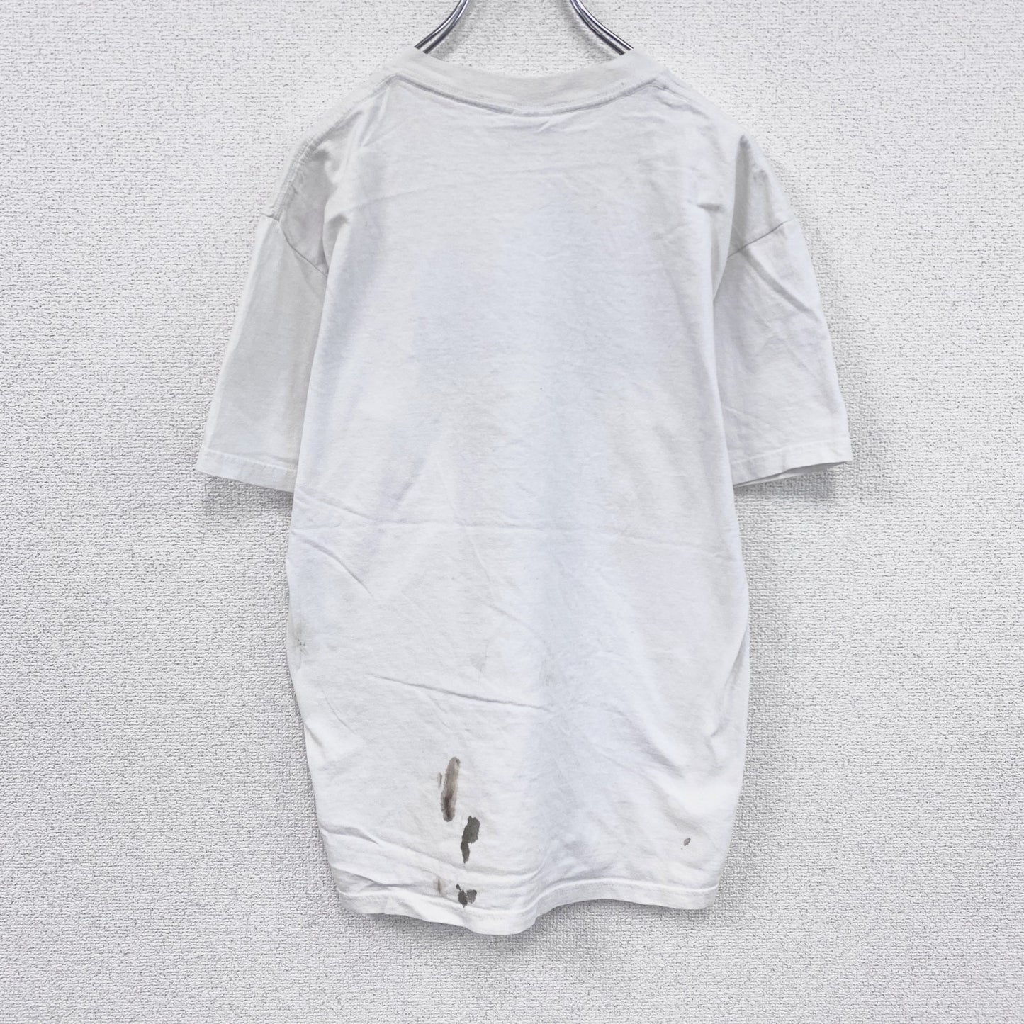 00s　GILDAN　ギルダン　半袖プリントTシャツ　TRIMPELL　ヴィンテージ　白　ホワイト　Mサイズ