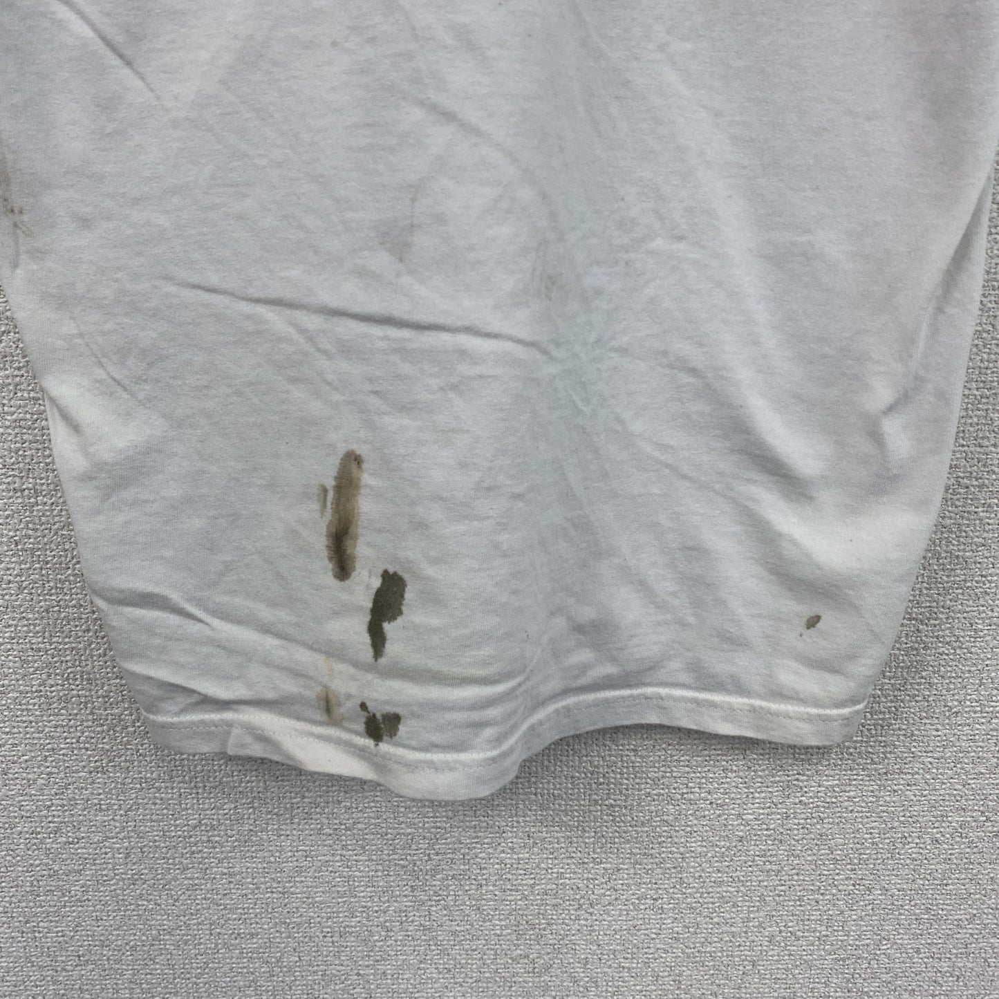 00s　GILDAN　ギルダン　半袖プリントTシャツ　TRIMPELL　ヴィンテージ　白　ホワイト　Mサイズ