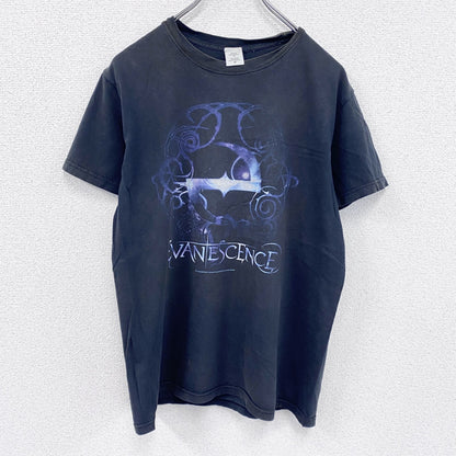 GILDAN　ギルダン　Evanescence　エヴァネッセンス　半袖Tシャツ　バンドＴ　黑　ブラック　Mサイズ