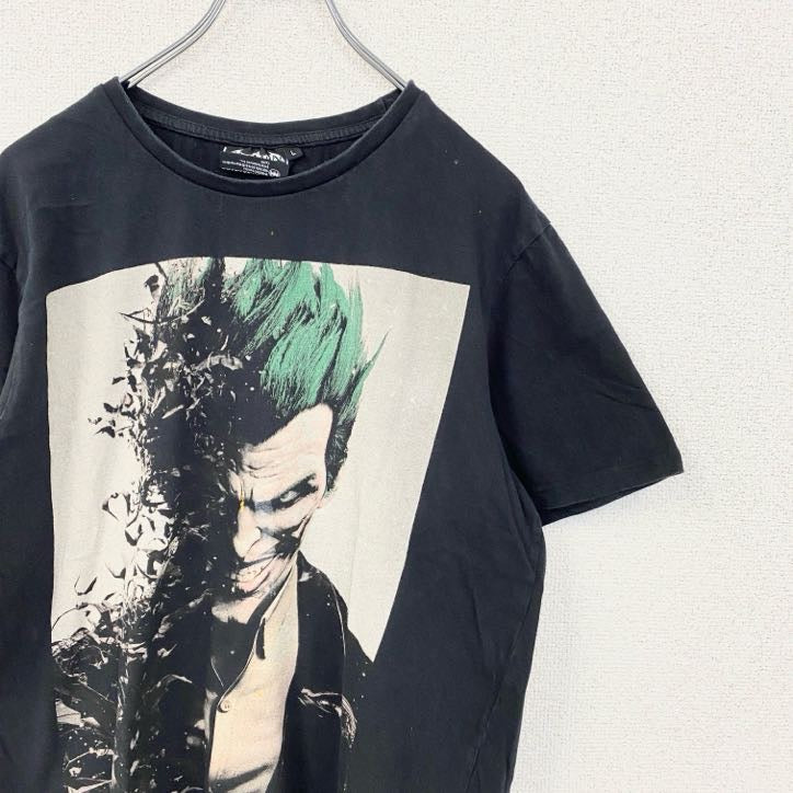古着 used　BATMAN　バットマン　半袖ムービープリントTシャツ　ジョーカー　JOKER　オフィシャル　黒　Lサイズ