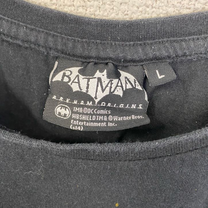 古着 used　BATMAN　バットマン　半袖ムービープリントTシャツ　ジョーカー　JOKER　オフィシャル　黒　Lサイズ
