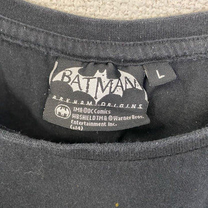 古着 used　BATMAN　バットマン　半袖ムービープリントTシャツ　ジョーカー　JOKER　オフィシャル　黒　Lサイズ