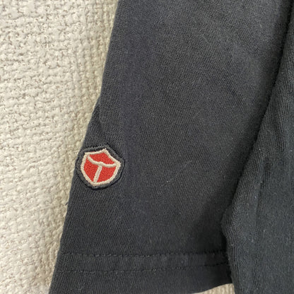 古着 used　RED CANOE　レッドカヌー　半袖プリントTシャツ　レトロ　クルーネック　カナダ　黒　ブラック　Lサイズ