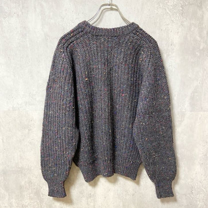 ～90s　SIERRA　シエラ　ウールニットセーター　マーブルネップ　ヴィンテージ　Mサイズ