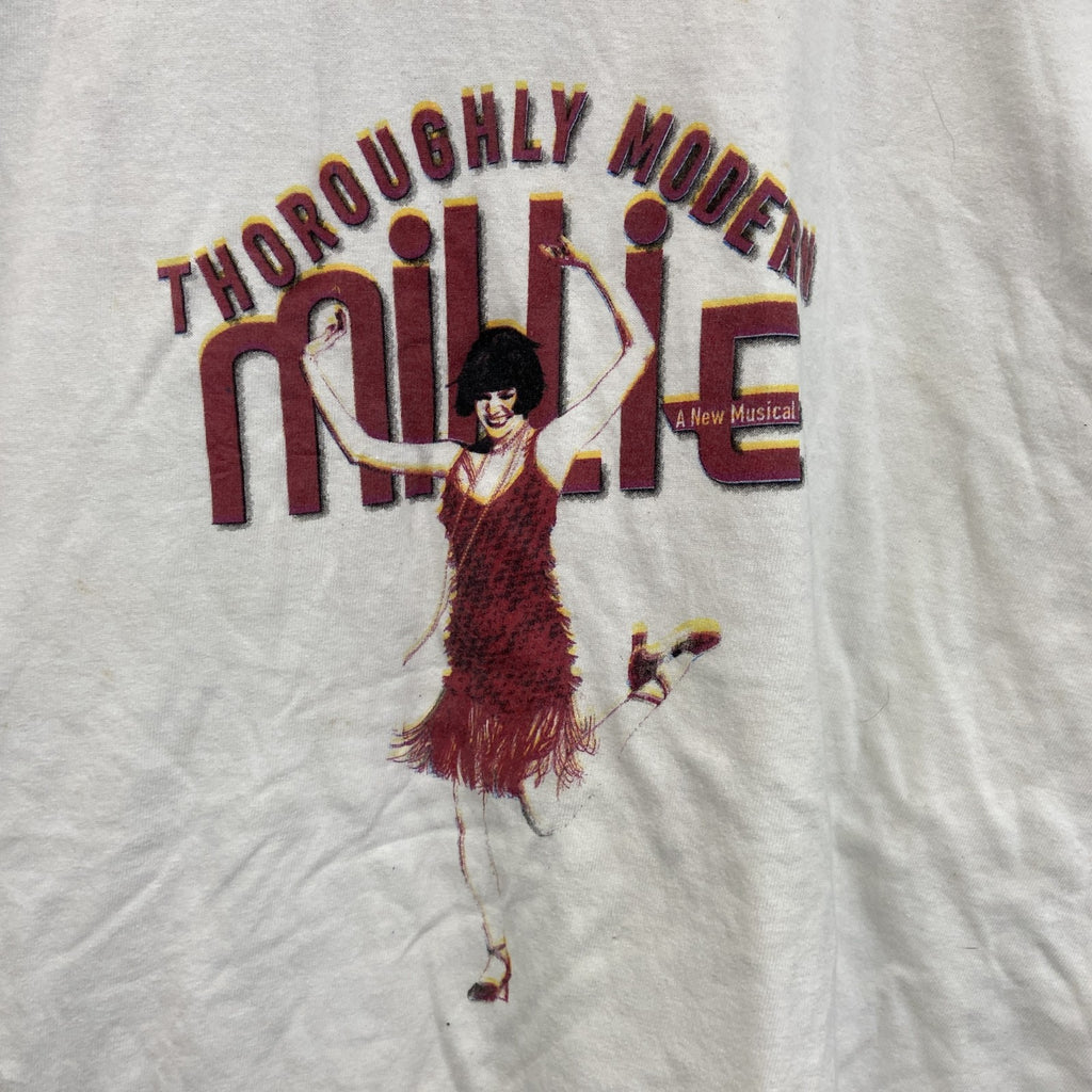 GILDAN　ギルダン　millie　半袖プリントTシャツ　ミュージカル　白　ホワイト　XLサイズ