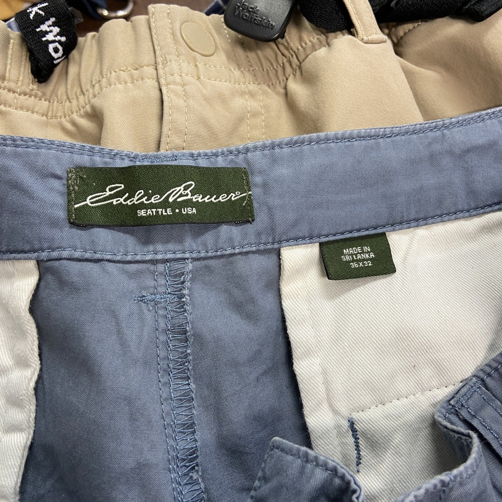Eddie Bauer　エディーバウアー　チノパンツ　ジップフライ　紺　ネイビー　35サイズ