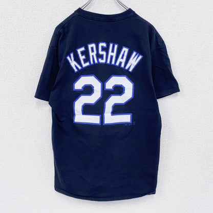 Majestic　マジェスティック　MLB　ロサンゼルスロジャース 　半袖Tシャツ　黑　ブラック　Lサイズ
