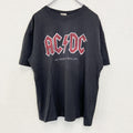 古着 used　H&M　エイチ & エム　AC/DC　半袖バンドプリントTシャツ　カジュアルデザイン　クルーネック　黒　Mサイズ