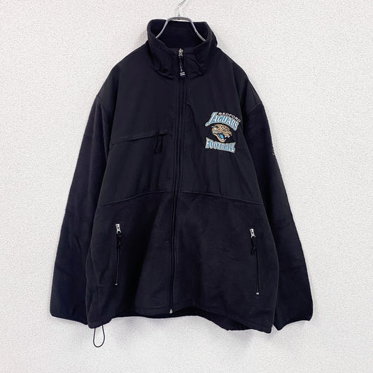 CHARLES RIVER APPAREL　ナイロンジャケット　フリースジャケット　ボアライナー　黒　ブラック　2XLサイズ