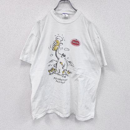 90s～　B&C　Villacher　フィラッハー　半袖Tシャツ　企業Ｔ　ヴィンテージ　白　ホワイト　XLサイズ