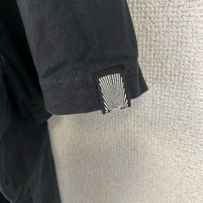 古着 used　CLOCKHOUSE　半袖プリントTシャツ　Y2K　ゴシック　クラシック　クルーネック　黒　ブラック　XXLサイズ