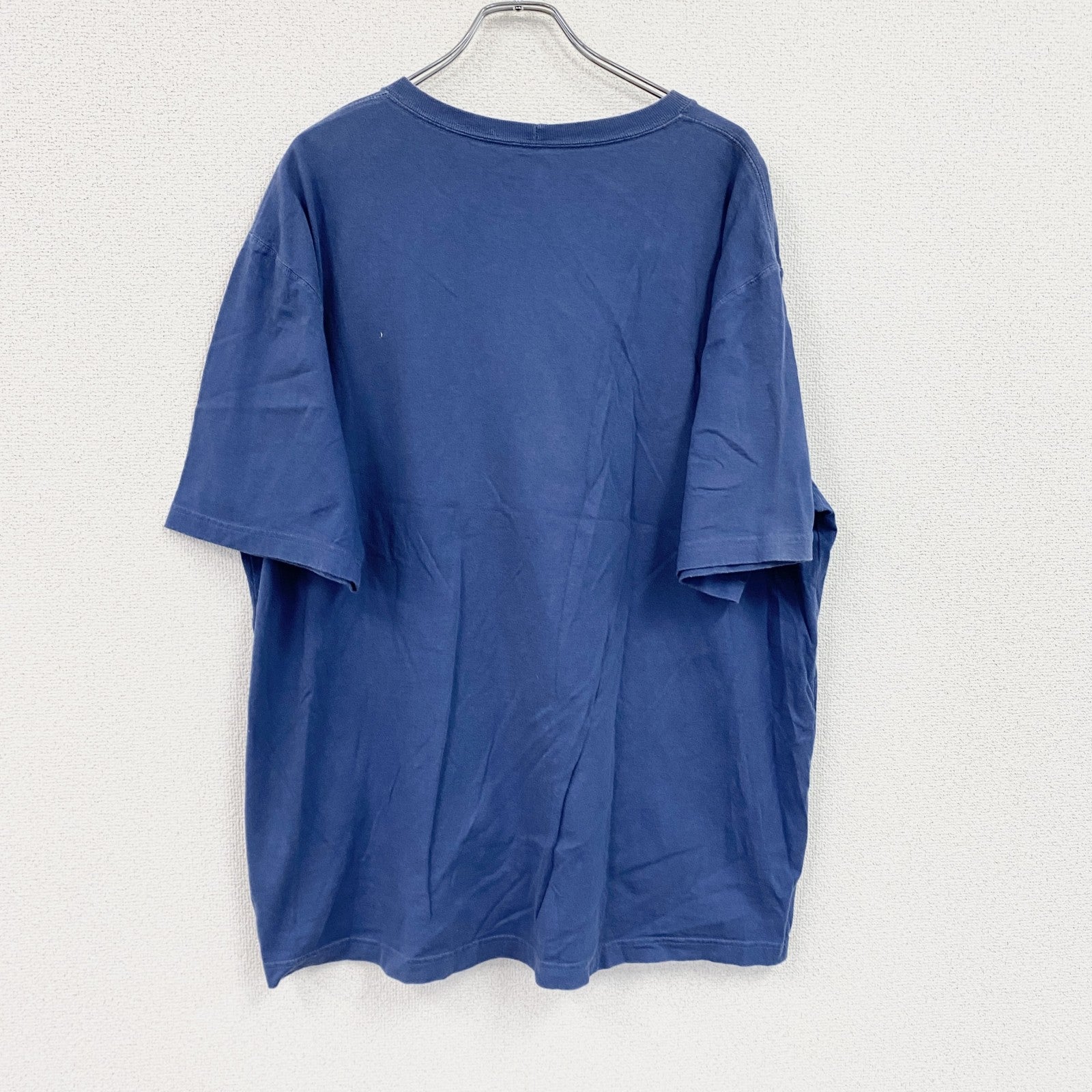 Carhartt　カーハート　半袖Tシャツ　胸ポケット　ワンポイント　青　ブルー　XLサイズ