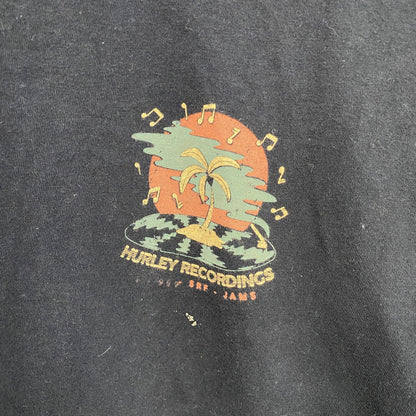 Hurley X　ハーレー　長袖Tシャツ/ロンT　黒　ブラック　XLサイズ