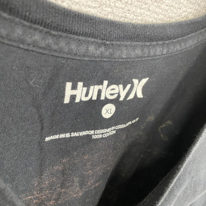 Hurley X　ハーレー　長袖Tシャツ/ロンT　黒　ブラック　XLサイズ