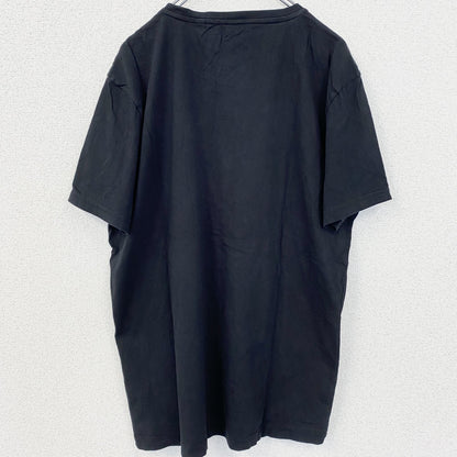 古着 used　CLOCKHOUSE　半袖プリントTシャツ　Y2K　ゴシック　クラシック　クルーネック　黒　ブラック　XXLサイズ