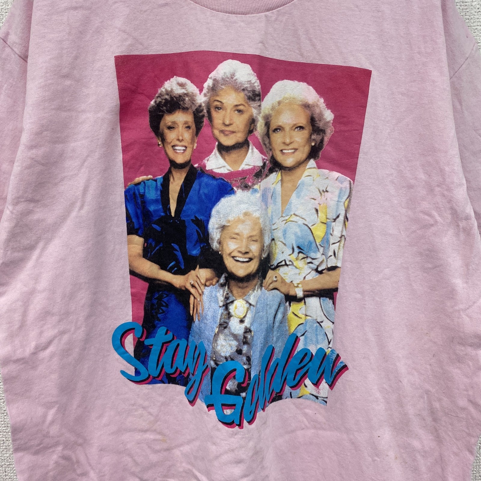 THE GOLDEN GIRLS　半袖プリントTシャツ　ピンク　Lサイズ