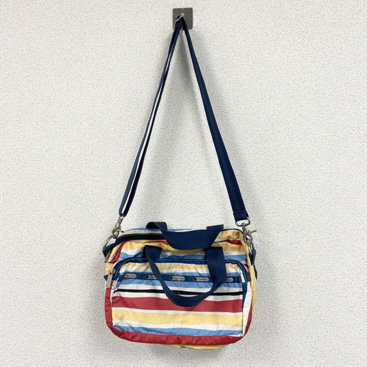 LESPORTSAC　レスポートサック　ショルダーバッグ　ボーダー柄　マルチカラー