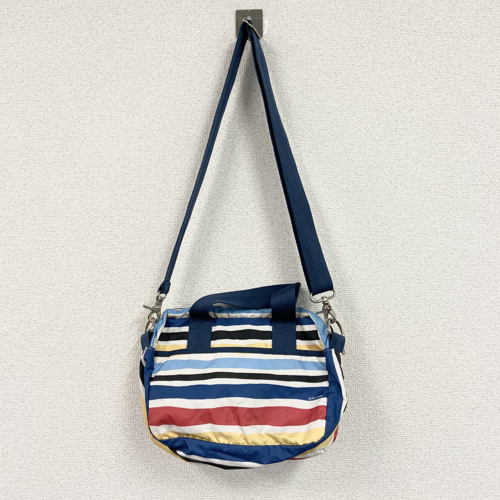 LESPORTSAC　レスポートサック　ショルダーバッグ　ボーダー柄　マルチカラー