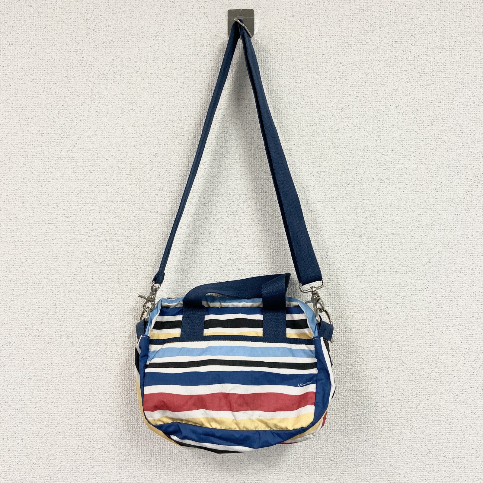 LESPORTSAC　レスポートサック　ショルダーバッグ　ボーダー柄　マルチカラー