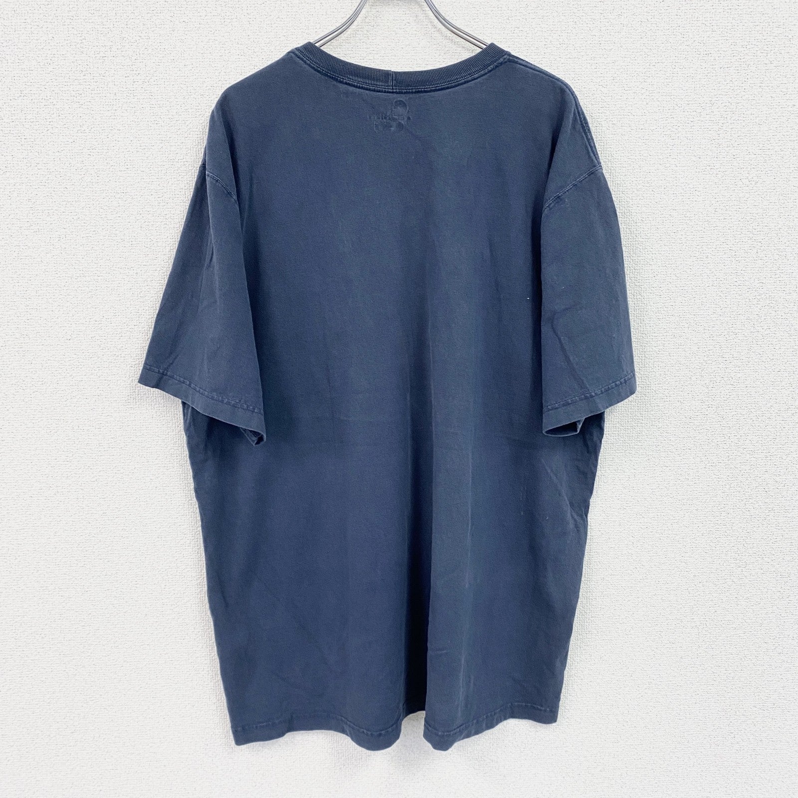 Carhartt　カーハート　半袖Tシャツ　胸ポケット　ワンポイント　紺　ネイビー　XLサイズ