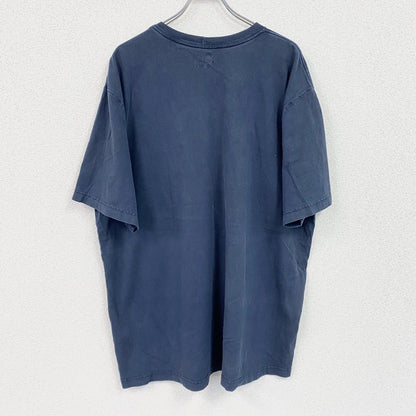 Carhartt　カーハート　半袖Tシャツ　胸ポケット　ワンポイント　紺　ネイビー　XLサイズ