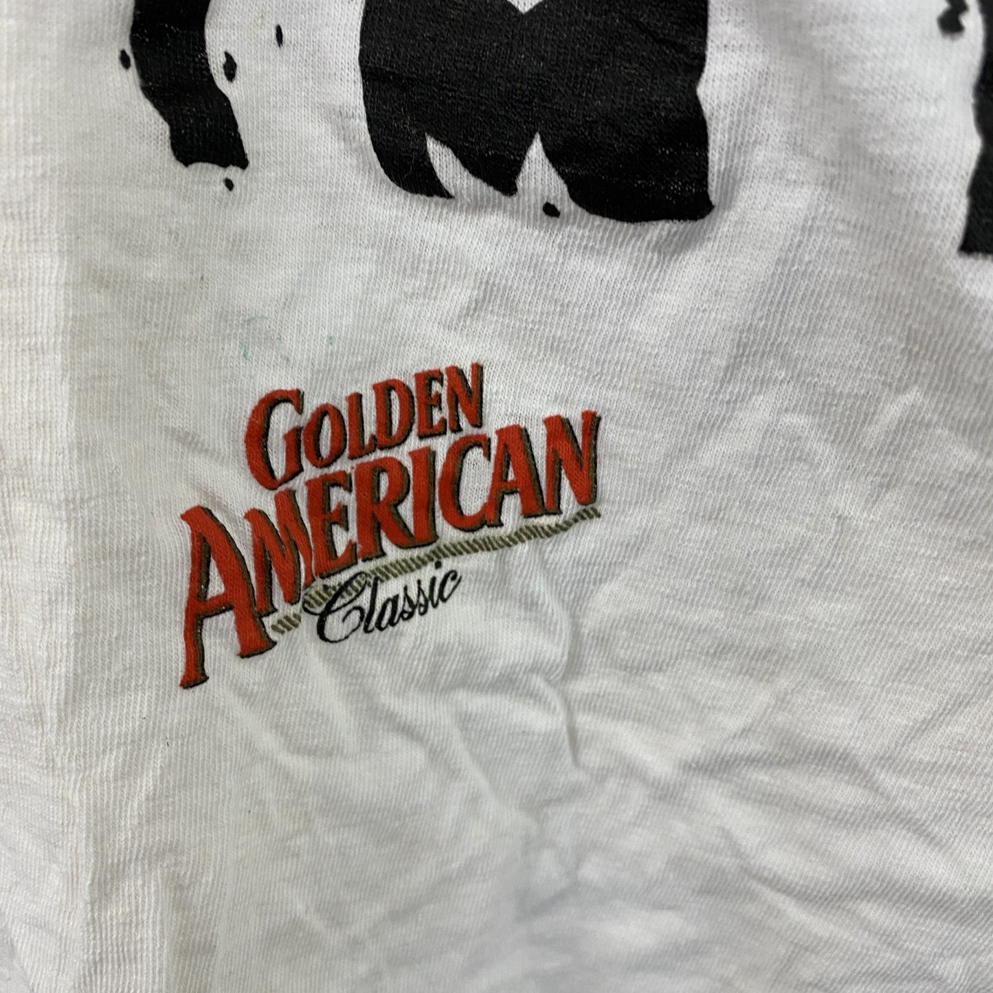 ～00s　AMERICAN　半袖プリントTシャツ　太陽　ヴィンテージ　白　ホワイト　Mサイズ