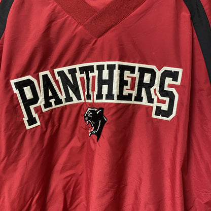 古着 used　Holloway　長袖ナイロンプルオーバー　ウインドブレーカー　PANTHERS　ビッグシルエット　3XLサイズ
