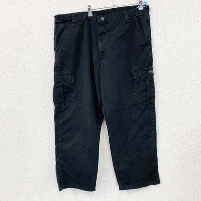 Wrangler　ラングラー　カーゴパンツ　ジップフライ　ワンポイント　黒　ブラック　W40サイズ