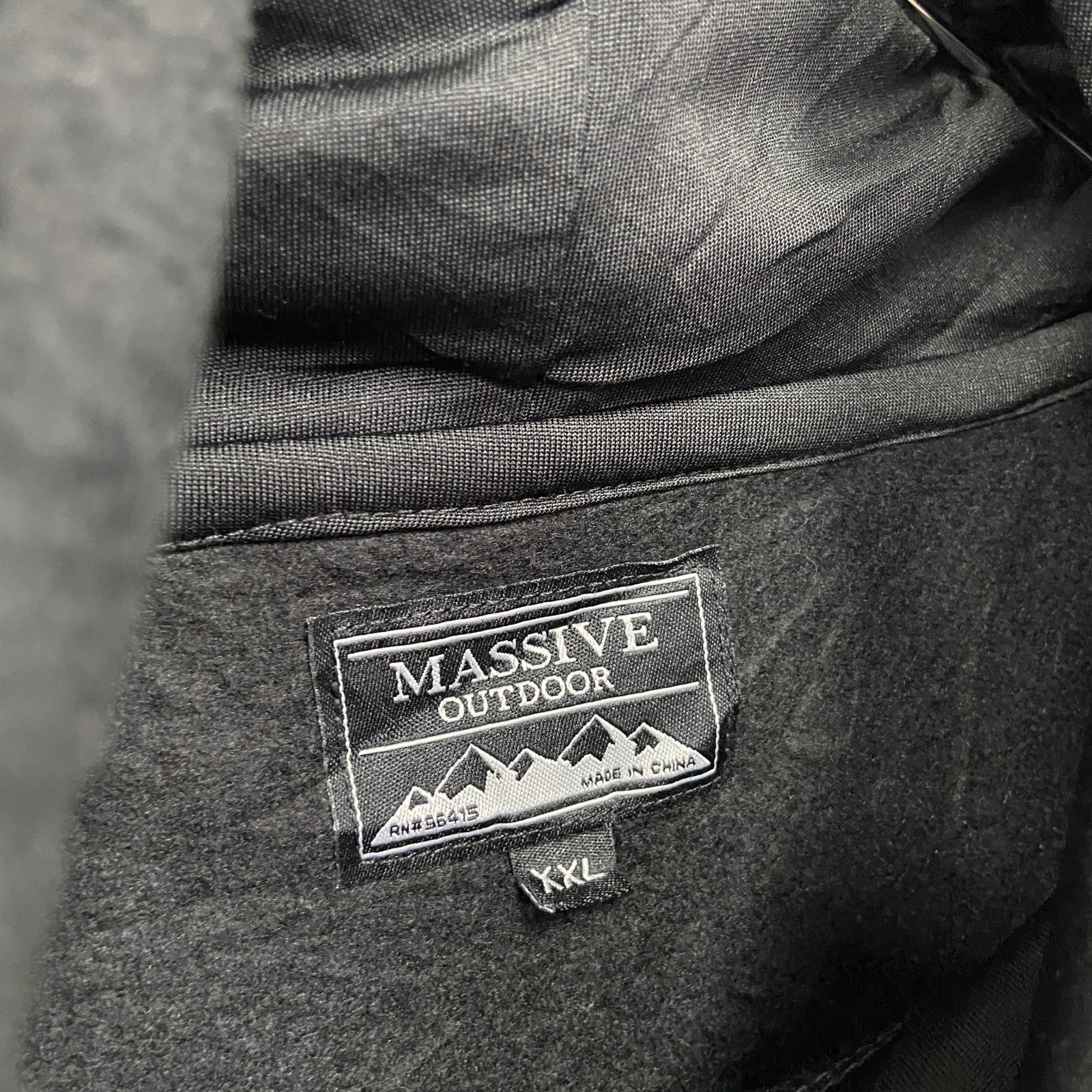 MASSIVE OUTDOOR　ハーフジップフリースジャケット　アノラックパーカー　ワンポイント　ノルディック柄　レッド　2XLサイズ