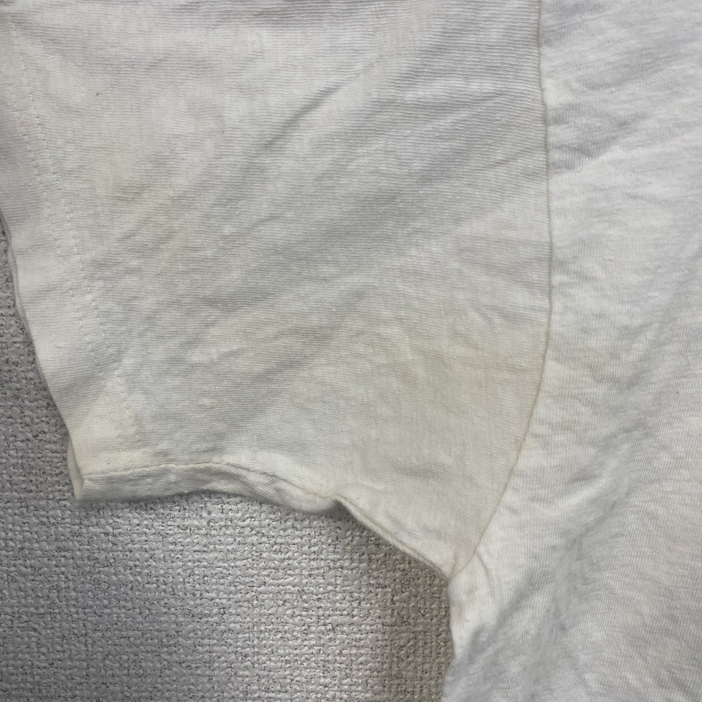 ～00s　AMERICAN　半袖プリントTシャツ　太陽　ヴィンテージ　白　ホワイト　Mサイズ