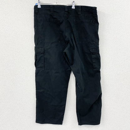 Wrangler　ラングラー　カーゴパンツ　ジップフライ　ワンポイント　黒　ブラック　W40サイズ