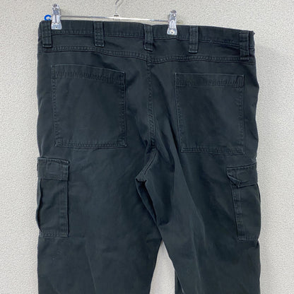 Wrangler　ラングラー　カーゴパンツ　ジップフライ　ワンポイント　黒　ブラック　W40サイズ