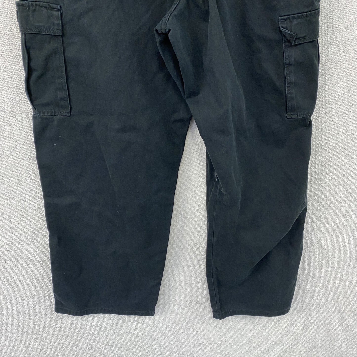 Wrangler　ラングラー　カーゴパンツ　ジップフライ　ワンポイント　黒　ブラック　W40サイズ