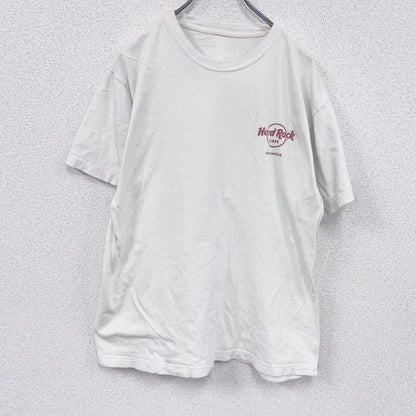 Hard Rock　ハードロック　半袖プリントTシャツ　両面プリント　白　ホワイト　
