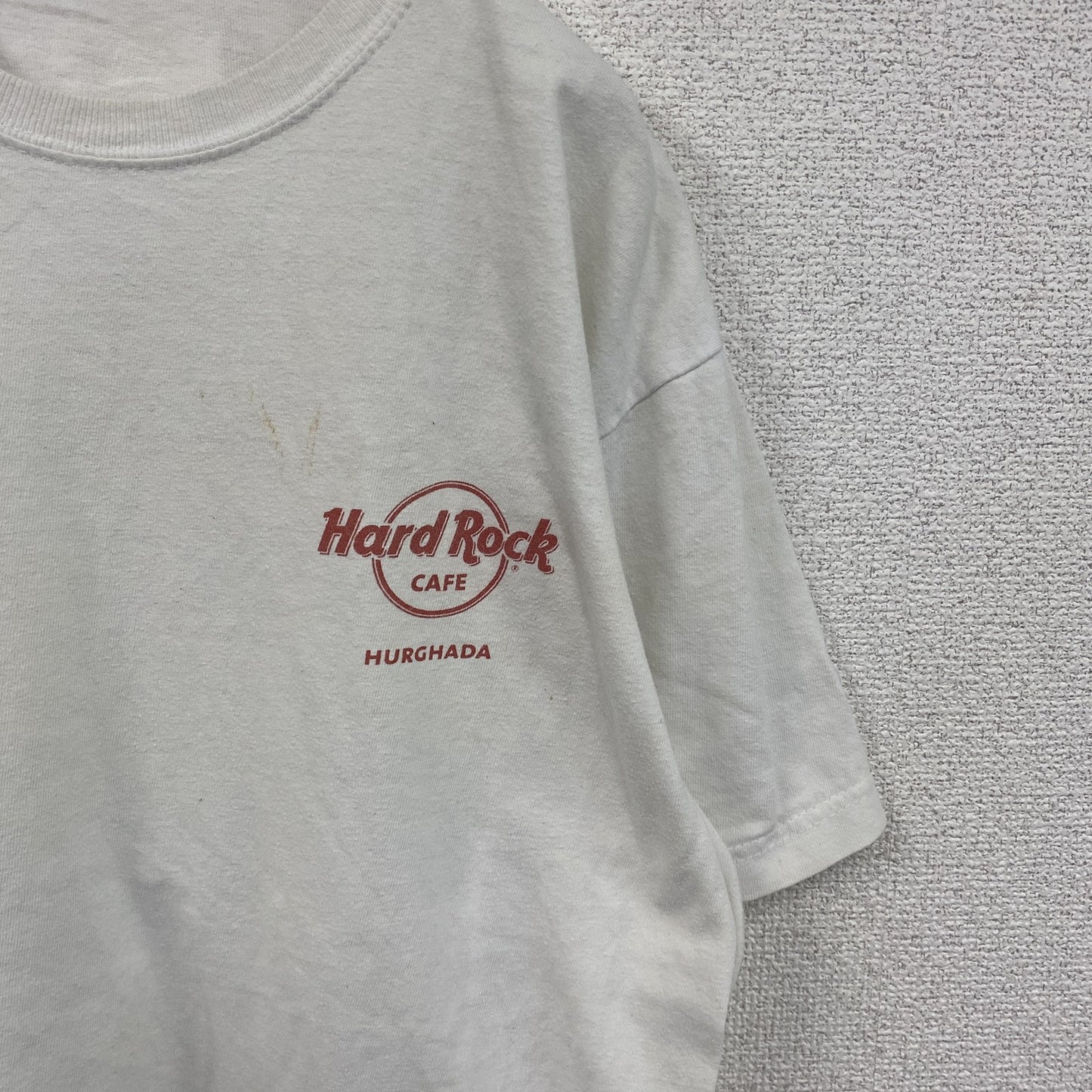 Hard Rock　ハードロック　半袖プリントTシャツ　両面プリント　白　ホワイト　