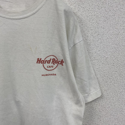 Hard Rock　ハードロック　半袖プリントTシャツ　両面プリント　白　ホワイト　