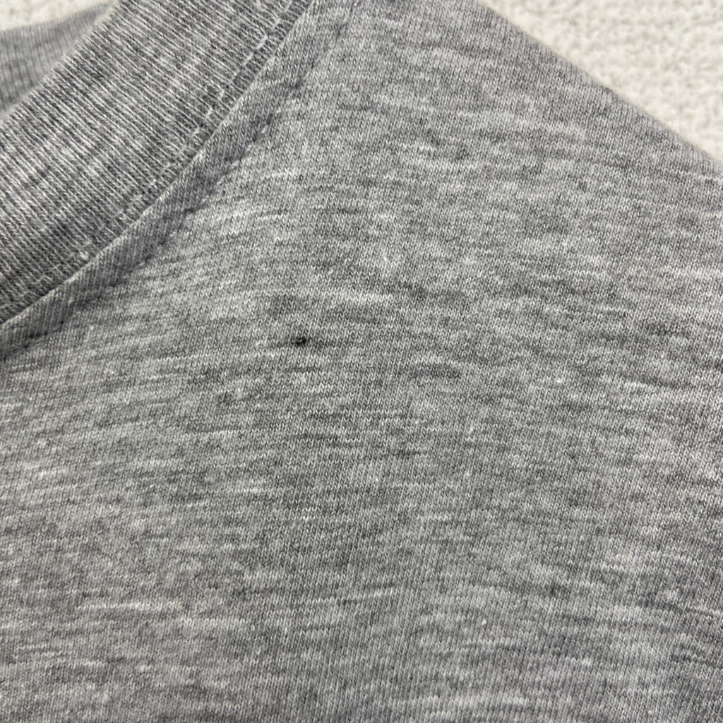 古着 used　sg　半袖プリントTシャツ　TOSKANA　2015　カジュアルデザイン　クルーネック　レトロ　グレー　Sサイズ