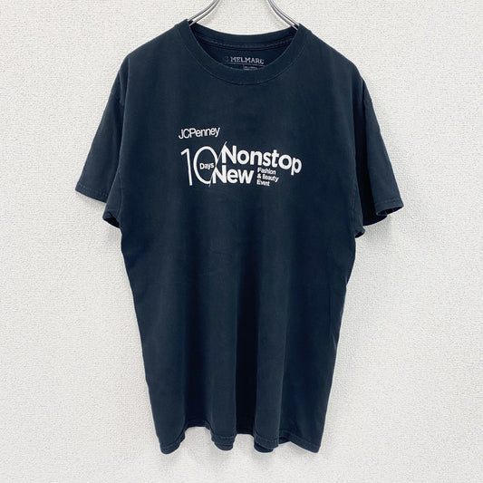 MELMARC　JCPenney　JCペニー　半袖プリントTシャツ　黒　ブラック　Lサイズ